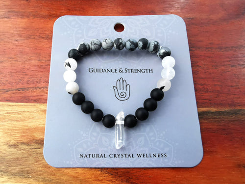 Guidance & Strength Crystal Bracelet