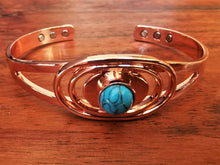 Load image into Gallery viewer, Beautiful Turquoise Copper Bracelet - Ocean Gypsy NZ