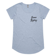 Load image into Gallery viewer, Girl in the Curl Surfer Tee in Dusky Blue