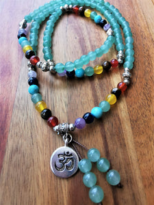 Aventurine Chakra Mala Beads