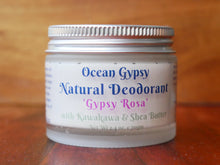 Load image into Gallery viewer, Gypsy Rosa Scented Natural Deodorant Arm Balm infused with Kawakawa Oil - Ocean Gypsy NZ