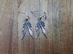 Beautiful Angel Wing Hook Earrings