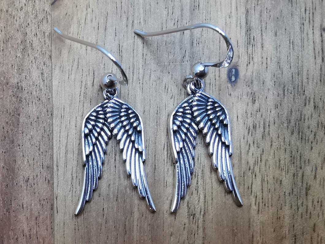 Beautiful Angel Wing Hook Earrings