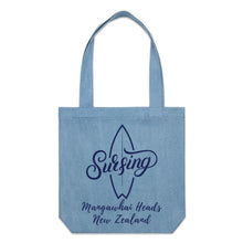 Load image into Gallery viewer, Blue Surfing Beach Tote - Ocean Gypsy NZ
