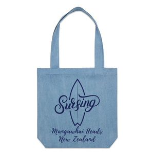Blue Surfing Beach Tote - Ocean Gypsy NZ