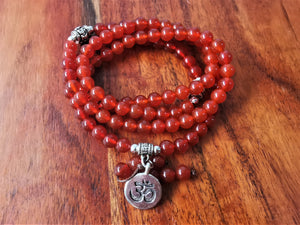 Carnelian Mala Beads - Ocean Gypsy NZ