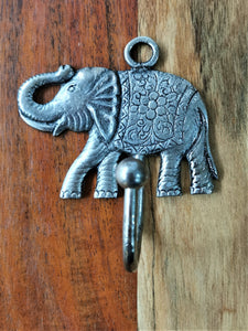 Metal Elephant Hook With Beautiful Details - Ocean Gypsy NZ