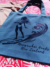 Load image into Gallery viewer, Girl in the Curl Beach Tote - Ocean Gypsy NZ