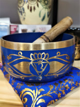 Load image into Gallery viewer, Blue Singing Bowl - Ocean Gypsy NZ