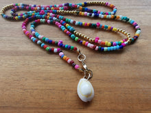 Load image into Gallery viewer, Seed Bead Surfer Necklace - Ocean Gypsy NZ