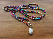 Load image into Gallery viewer, Seed Bead Surfer Necklace - Ocean Gypsy NZ