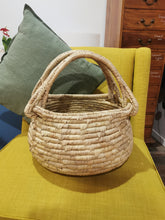 Load image into Gallery viewer, Round Basket Natural - Ocean Gypsy NZ