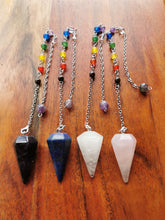 Load image into Gallery viewer, Pendulums in various crystals - Ocean Gypsy NZ