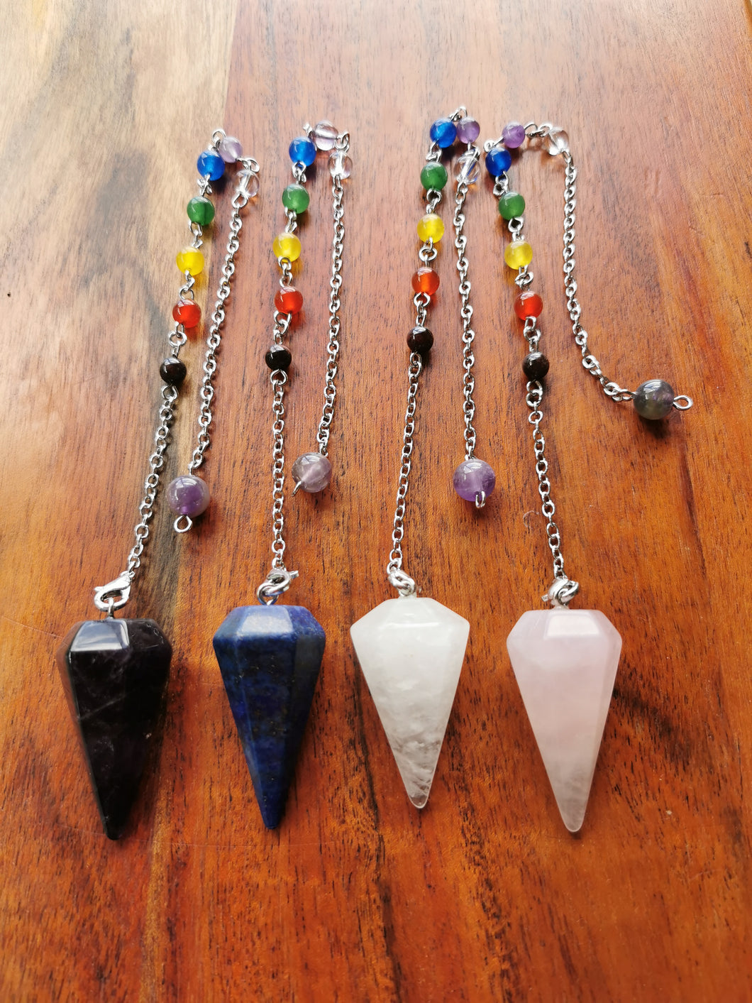 Pendulums in various crystals - Ocean Gypsy NZ