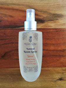 Ocean Gypsy Natural Room Spray 'Siren' Ylang Ylang, Lavender & Sweet Orange. - Ocean Gypsy NZ