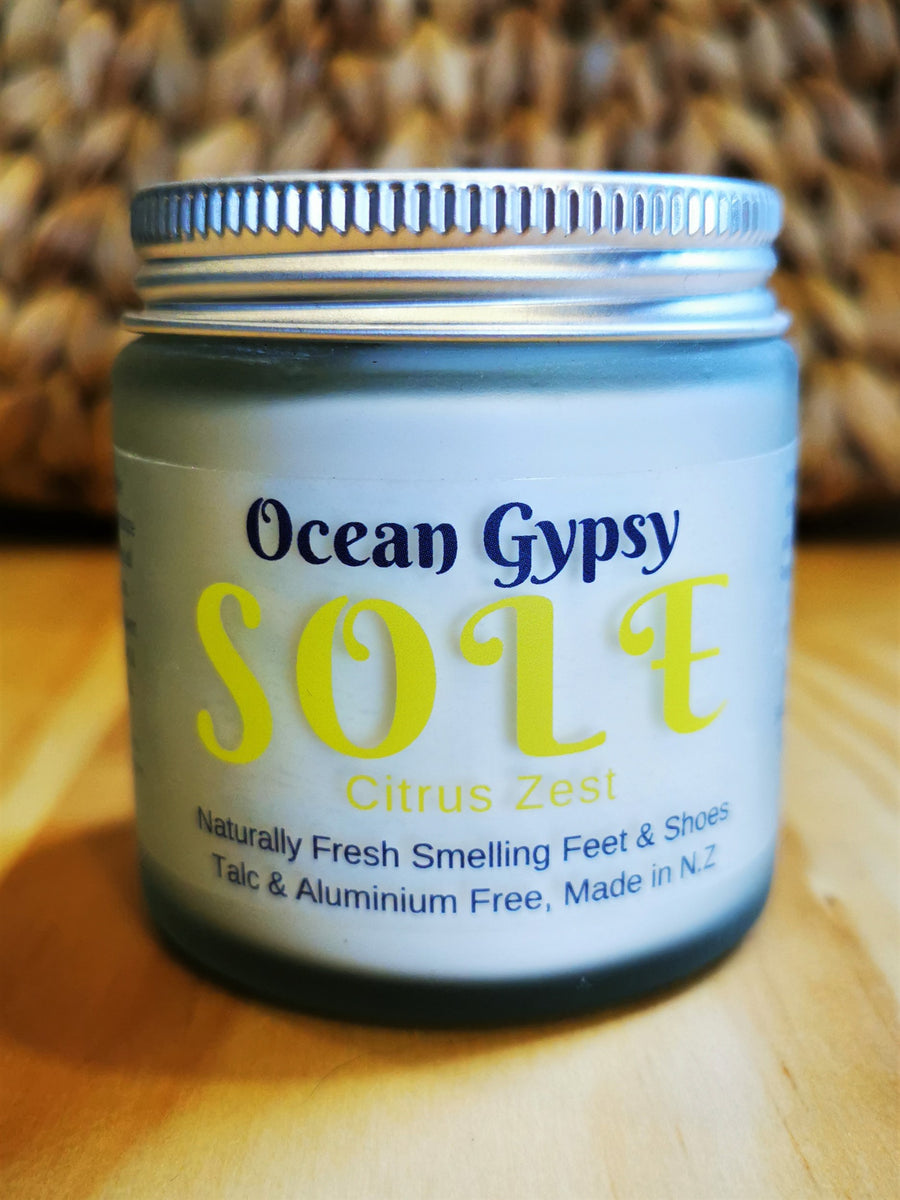 SOLE Ocean Gypsy Feet & Shoe Powder Citrus Zest – Ocean Gypsy NZ
