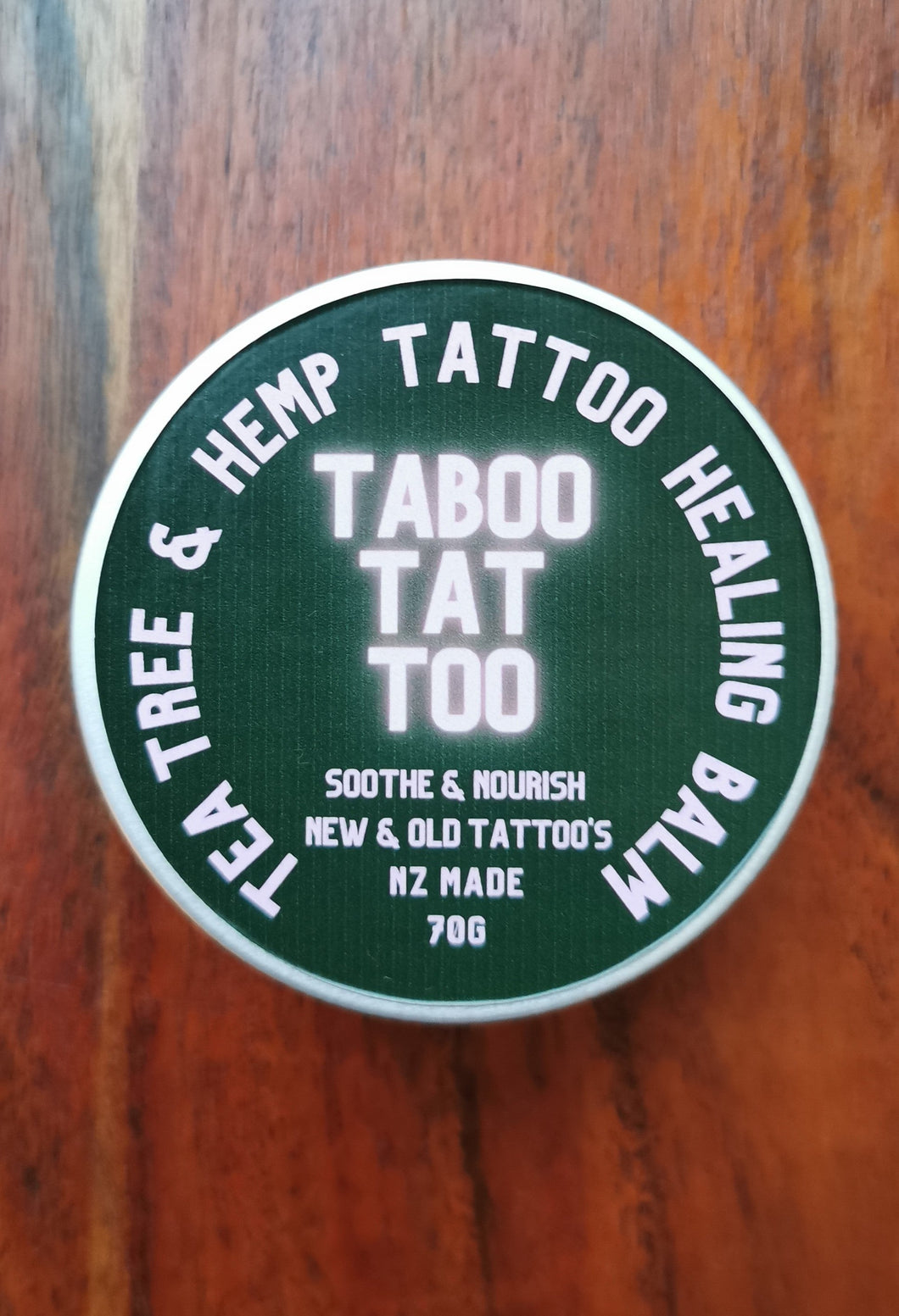 SALE!! TABOO TATTOO TEA TREE & HEMP HEALING BALM in SMALL WAS $14.95 Now $8