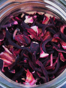 Pure Hibiscus Petal Tea (Herbal) - Menopause Tonic - Ocean Gypsy NZ