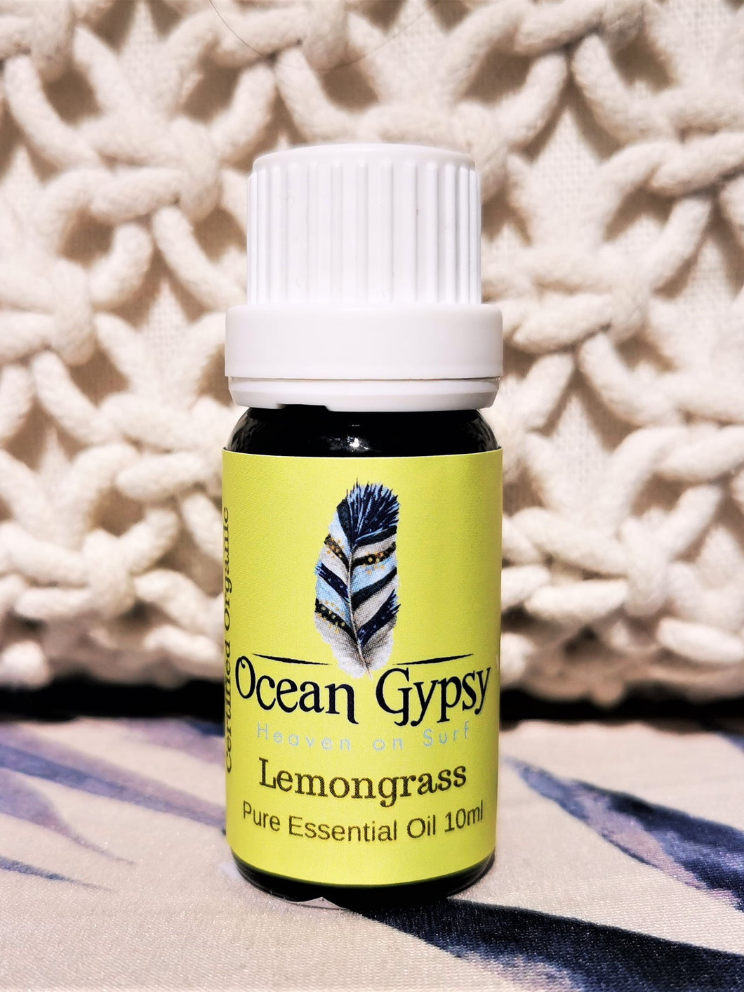 Organic Lemongrass Essential Oil for Ocean Gypsy Car Diffuser 10ml - Ocean Gypsy NZ