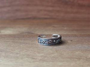 Mystical Sterling Silver Toe Ring - Ocean Gypsy NZ